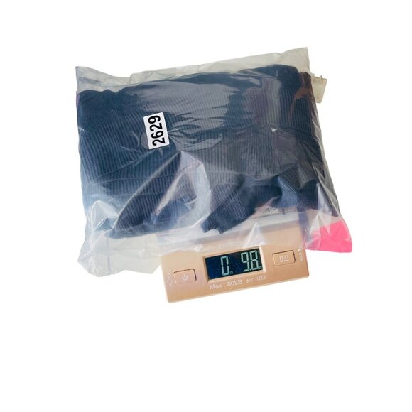 Croft & Barrow Argyle Print Cardigan Sweater XL Cotton & Acrylic Blend Navy Blue - Picture 6 of 6